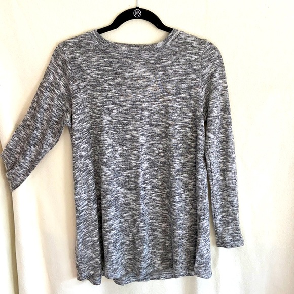 Lightweight heathered tunic perfect for casual wear over leggings-New with tags - Picture 1 of 2